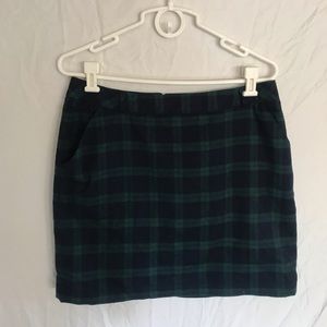 Old navy plaid mini skirt